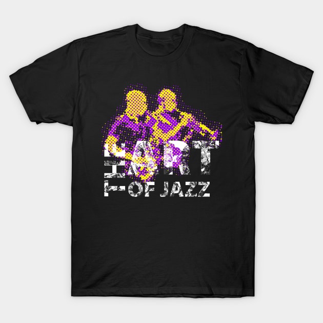 Art of Jazz Pop Art Modern Style T-Shirt by jazzworldquest